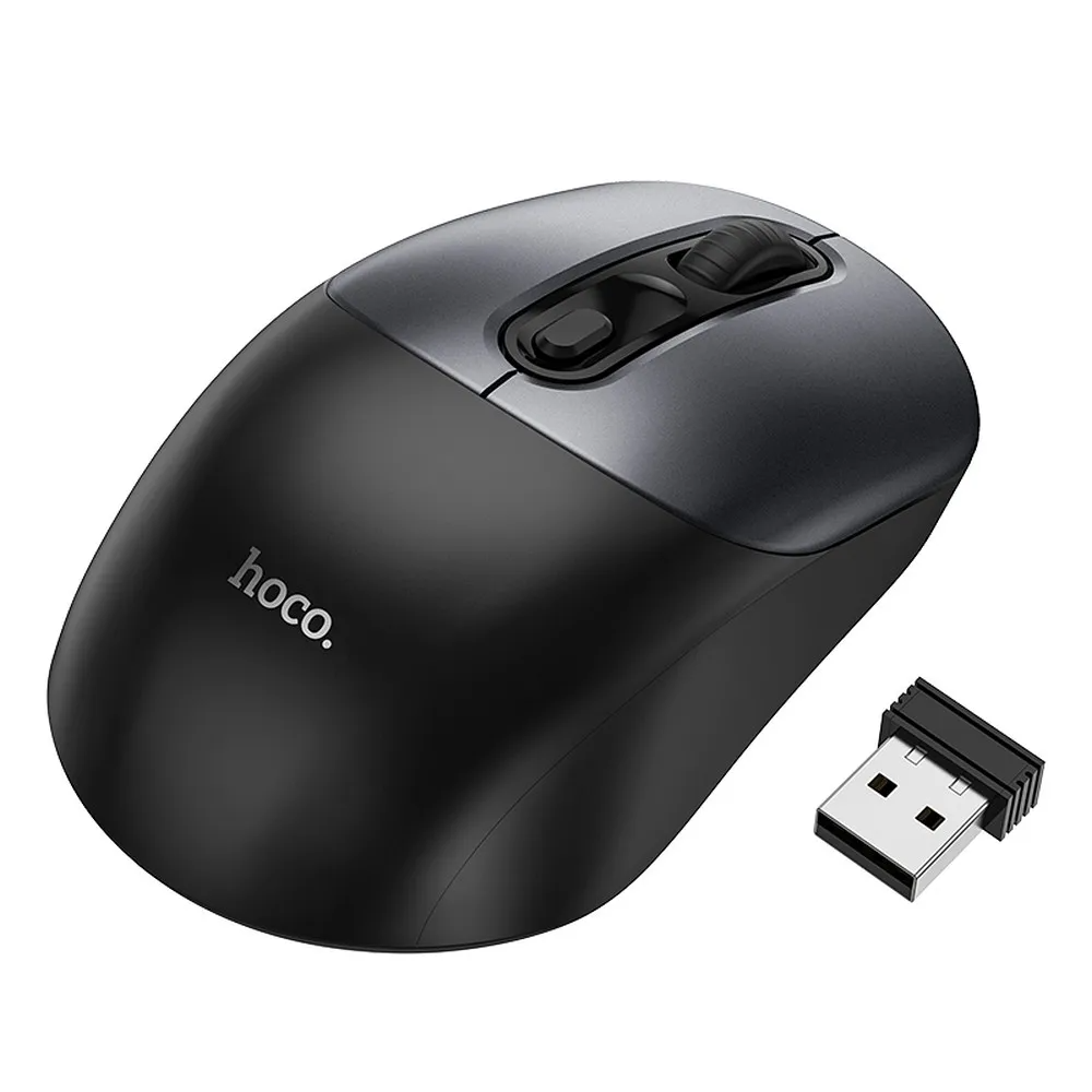 Draadloze muis HOCO GM28, 1600DPI, Grijs