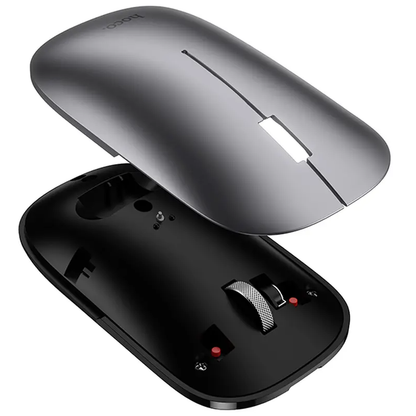 Draadloze muis HOCO GM43, 1600DPI, BT / Wi-Fi, Grijs