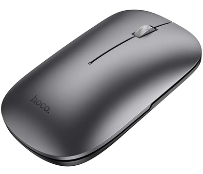 Draadloze muis HOCO GM43, 1600DPI, BT / Wi-Fi, Grijs