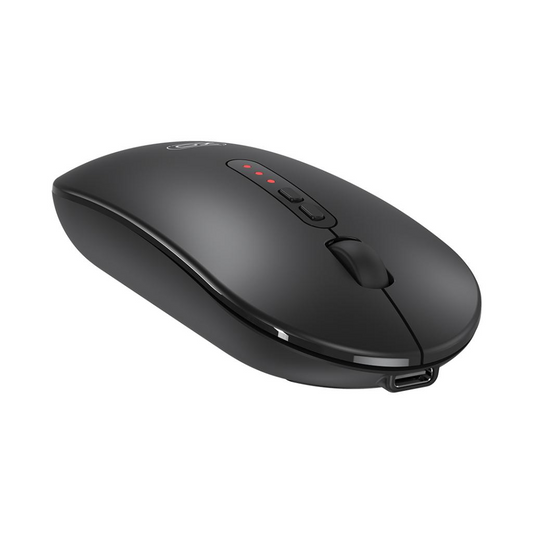 Draadloze Muis XO Design M13 Silent Tri-mode, 1600DPI, BT / Wi-Fi, Zwart