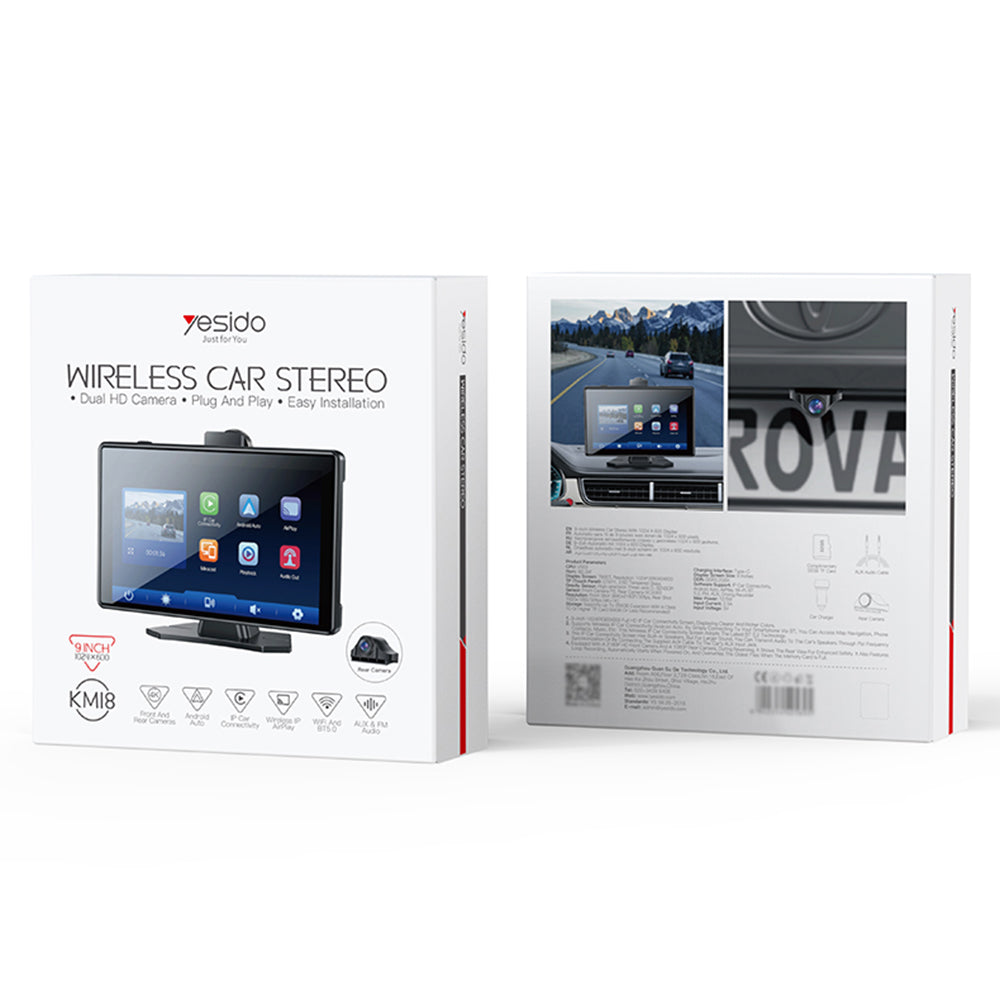 Auto Navigatie Yesido KM18, Wi-Fi, 9 inch