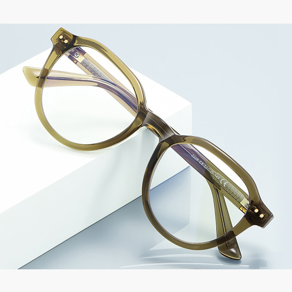 Computerbril Heren Techsuit 2228, Anti-Blauwlicht, Lichtbruin