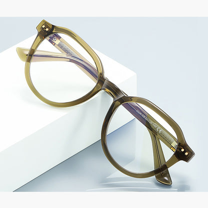 Computerbril Heren Techsuit 2228, Anti-Blauwlicht, Lichtbruin