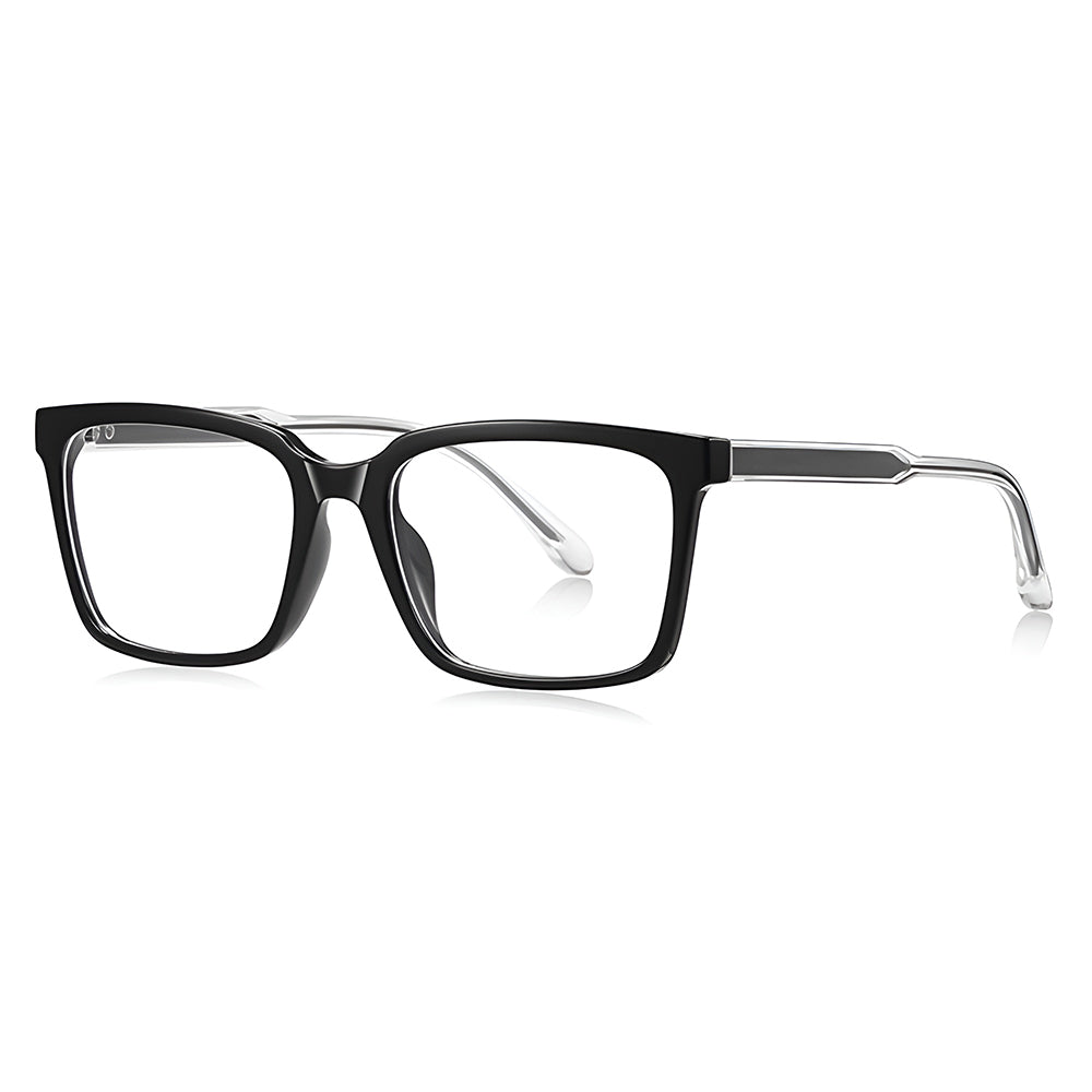 Techsuit LS091 Heren Computerbril, Anti-Blauw Licht, Zwart