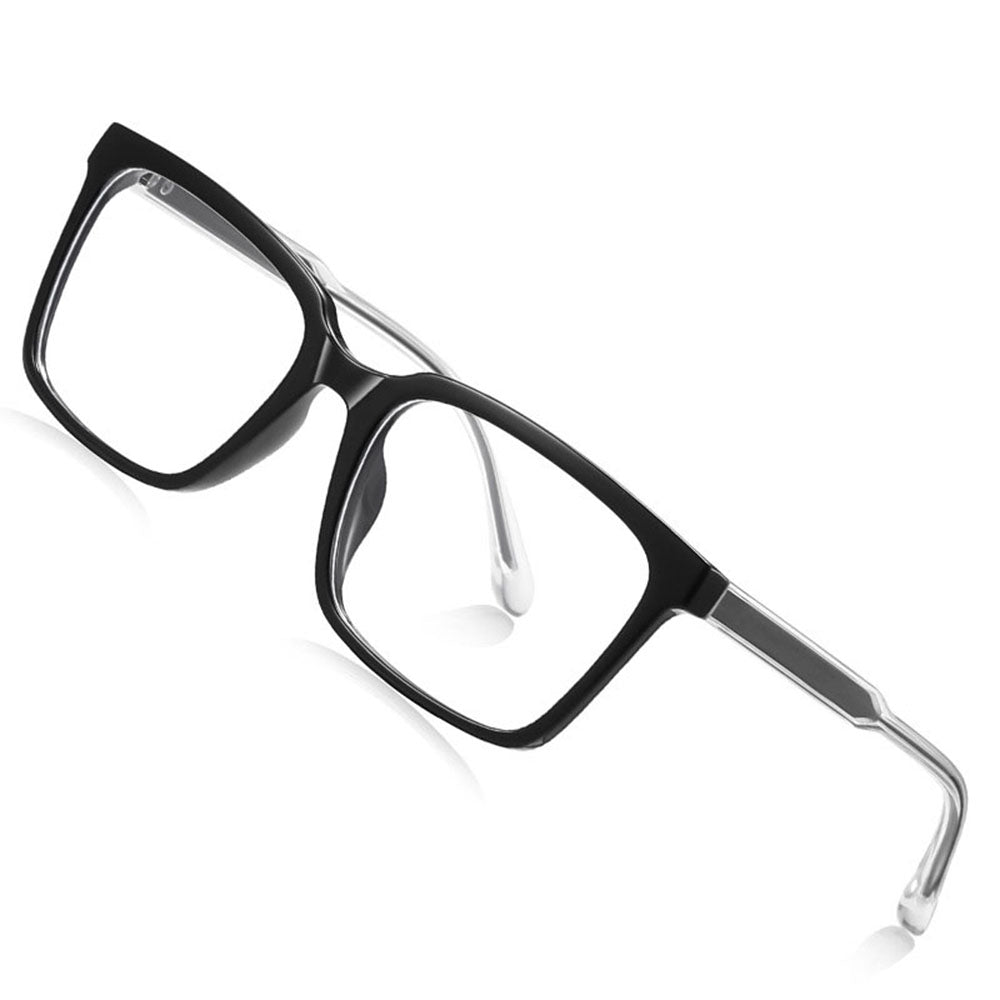 Techsuit LS091 Heren Computerbril, Anti-Blauw Licht, Zwart