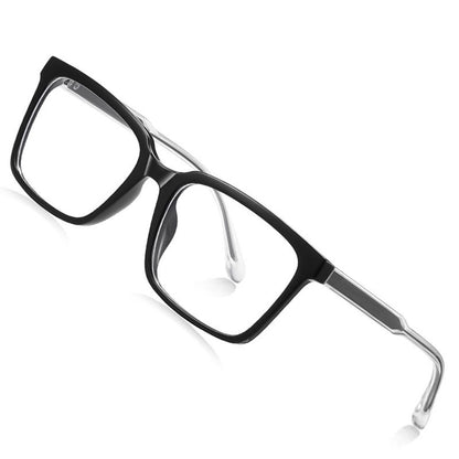 Techsuit LS091 Heren Computerbril, Anti-Blauw Licht, Zwart