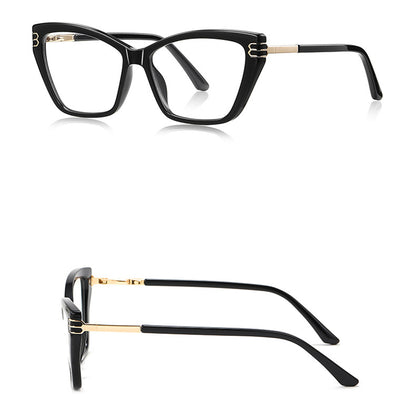 Dames Computerbril Techsuit 2262, Anti-Blauwlicht, Zwart