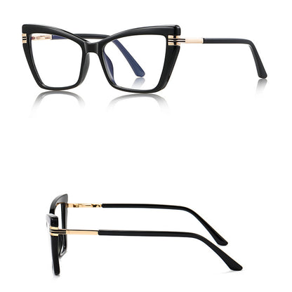 Dames Computerbril Techsuit 2263, Anti-Blauwlicht, Zwart