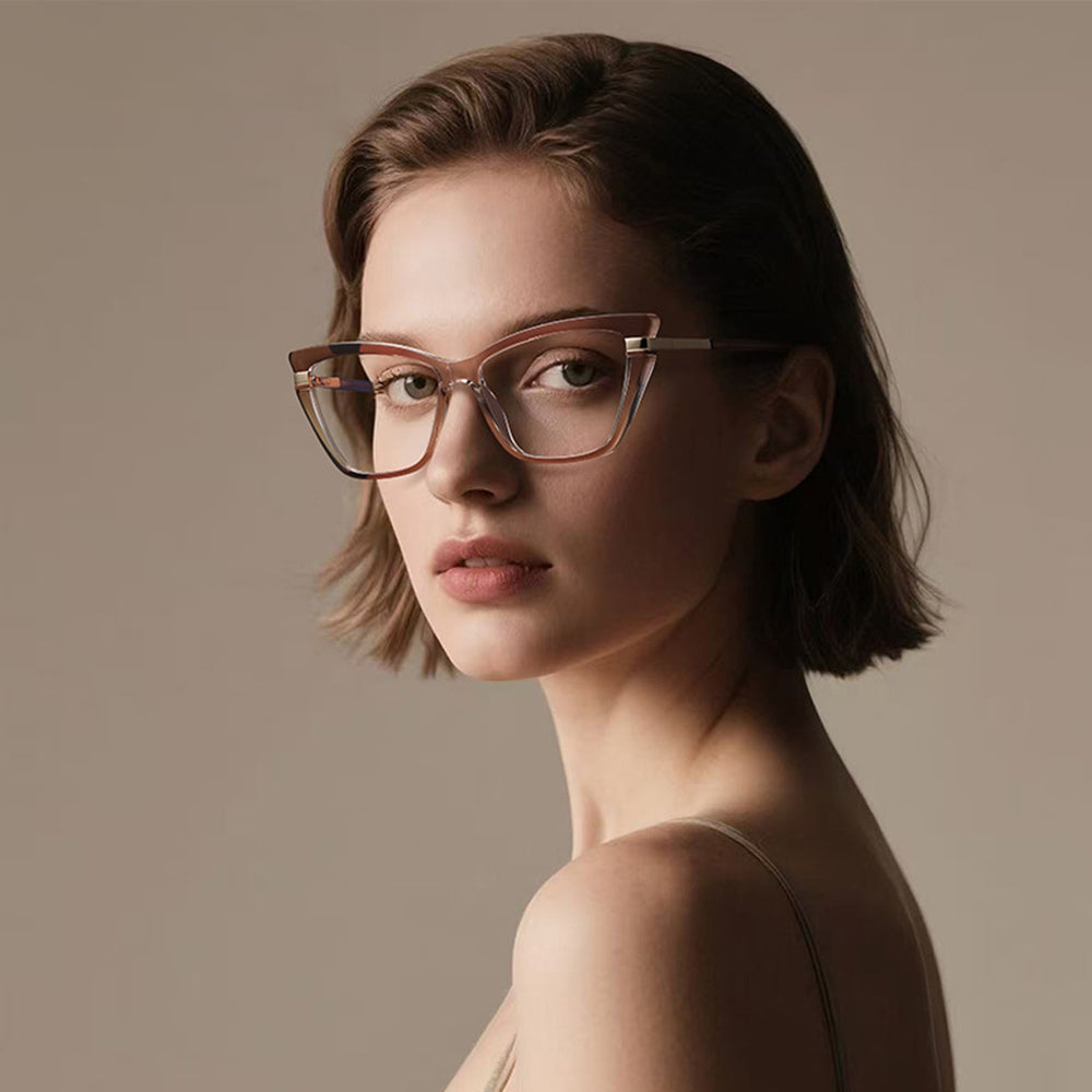 Dames Computerbril Techsuit 2271, Anti-Blauwlicht, Zwart