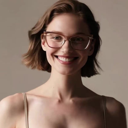 Dames Computerbril Techsuit 2271, Anti-Blauwlicht, Zwart