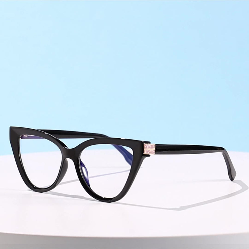 Dames Computerbril Techsuit 2279, Anti-Blauwlicht, Zwart