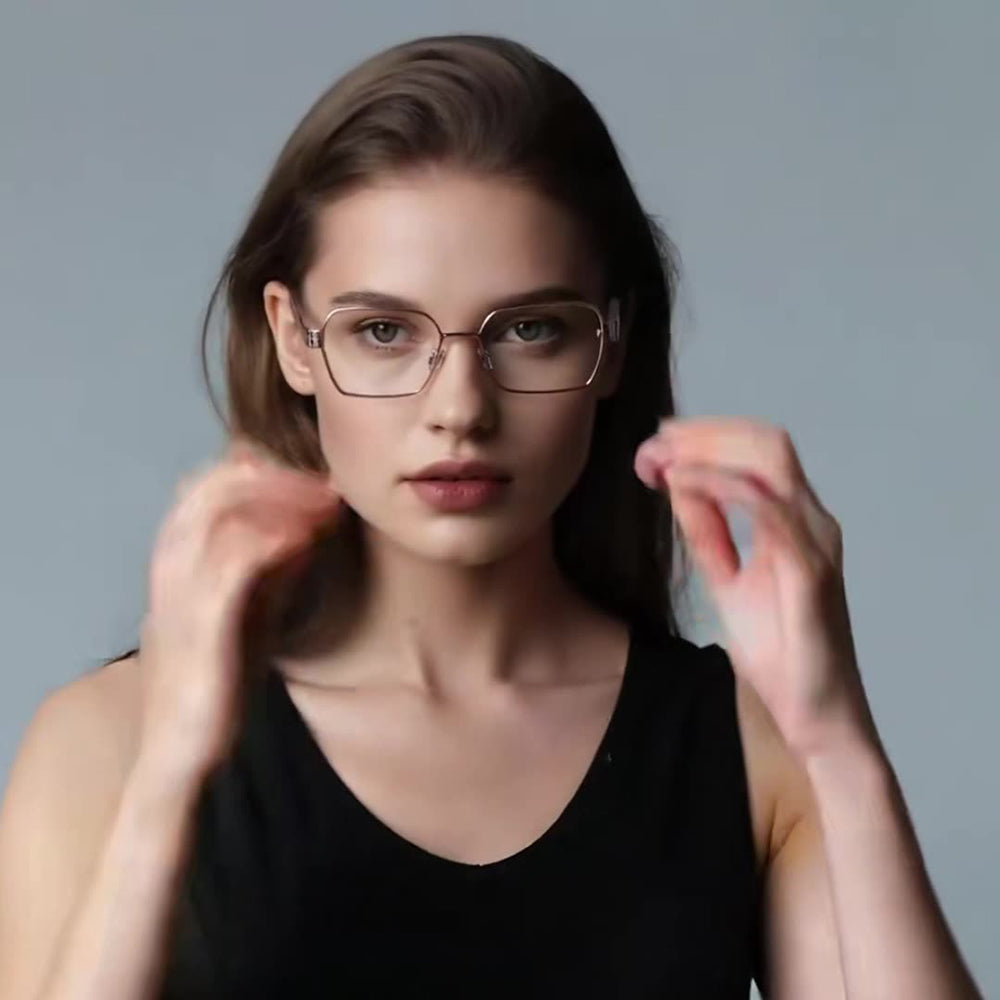 Dames Computerbril Techsuit 3161, Anti-Blauwlicht, Zwart