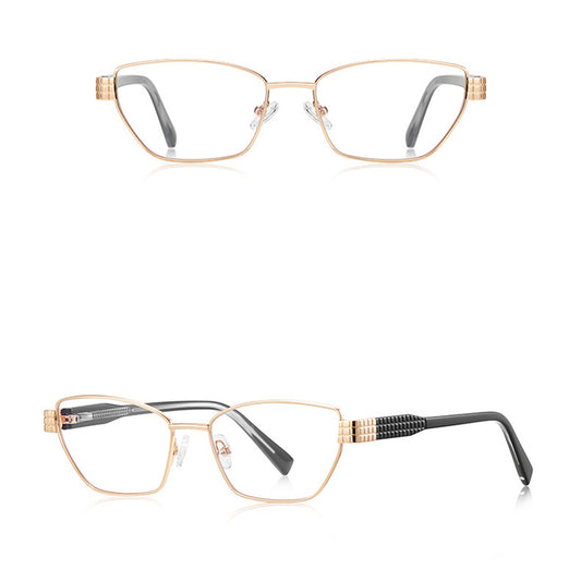 Dames Computerbril Techsuit 3162, Anti-Blauwlicht, Goudkleurig