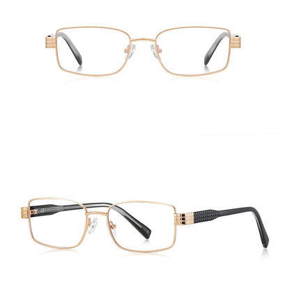 Dames Computerbril Techsuit 3163, Anti-Blauwlicht, Zwart Goud