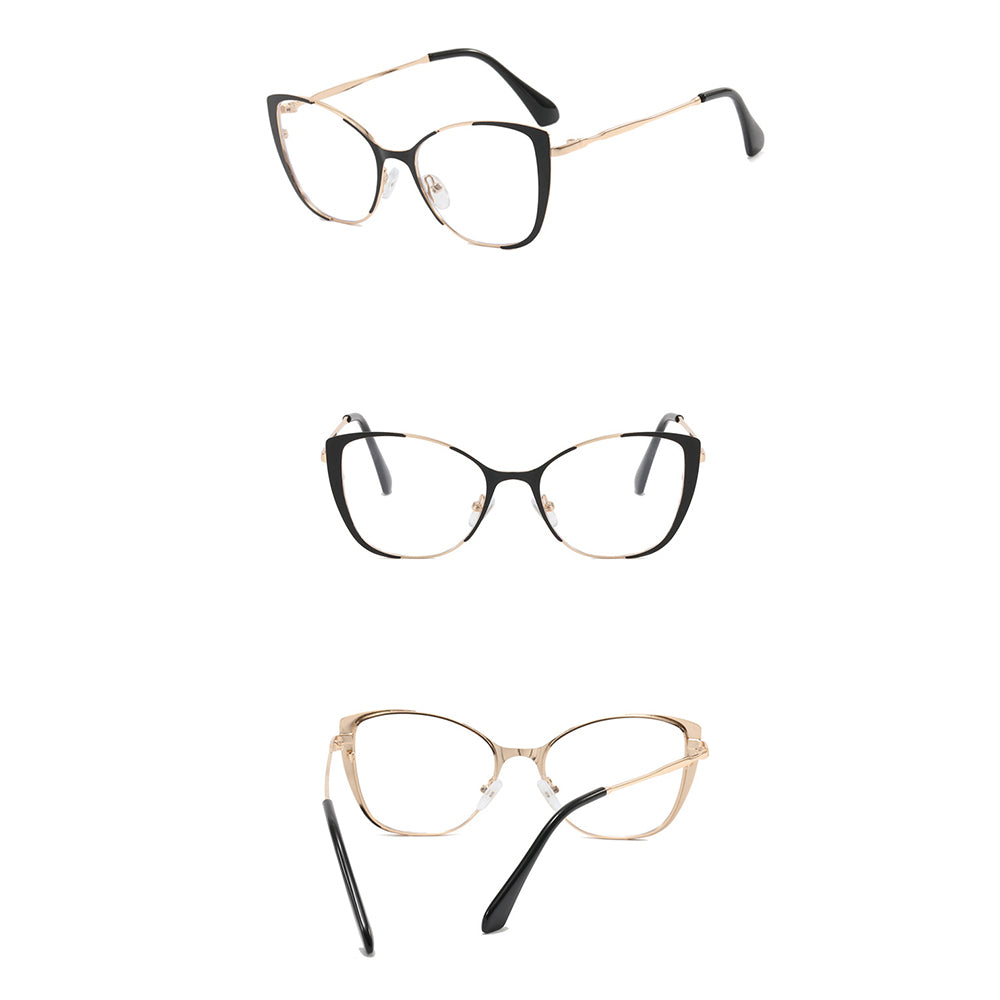 Dames Computerbril Techsuit 8808, Anti-Blauwlicht, Zwart