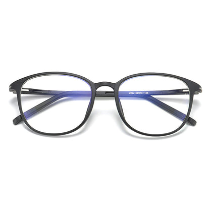 Dames Computerbril Techsuit F2822, Anti-Blauw Licht, Zwart