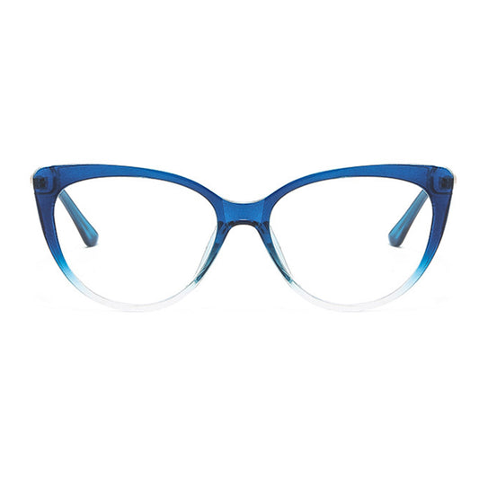 Dames Computerbril Techsuit F5018-C8, Anti-Blauw Licht, Blauw