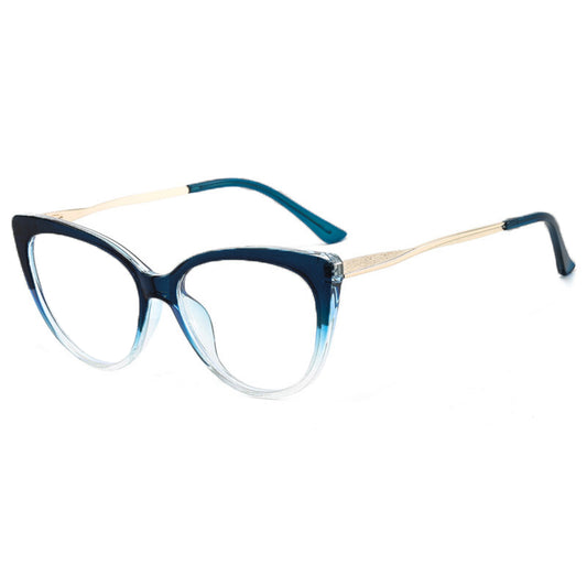 Dames Computerbril Techsuit F5018-C8, Anti-Blauw Licht, Blauw