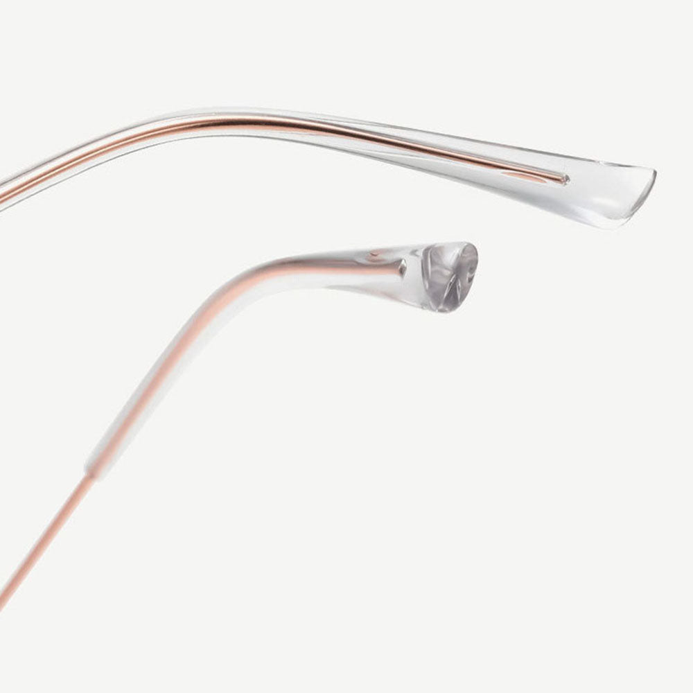 Techsuit LS501 Women's Computer Glasses, Anti-Blue Light, Gold