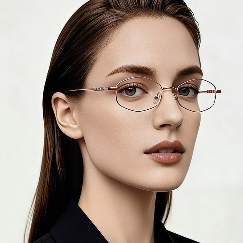 Techsuit LS501 Women's Computer Glasses, Anti-Blue Light, Black