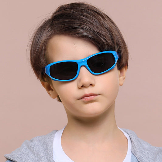 Sportzonnebril Kinderen Techsuit 816-C3, Gepolariseerd, Roze Groen