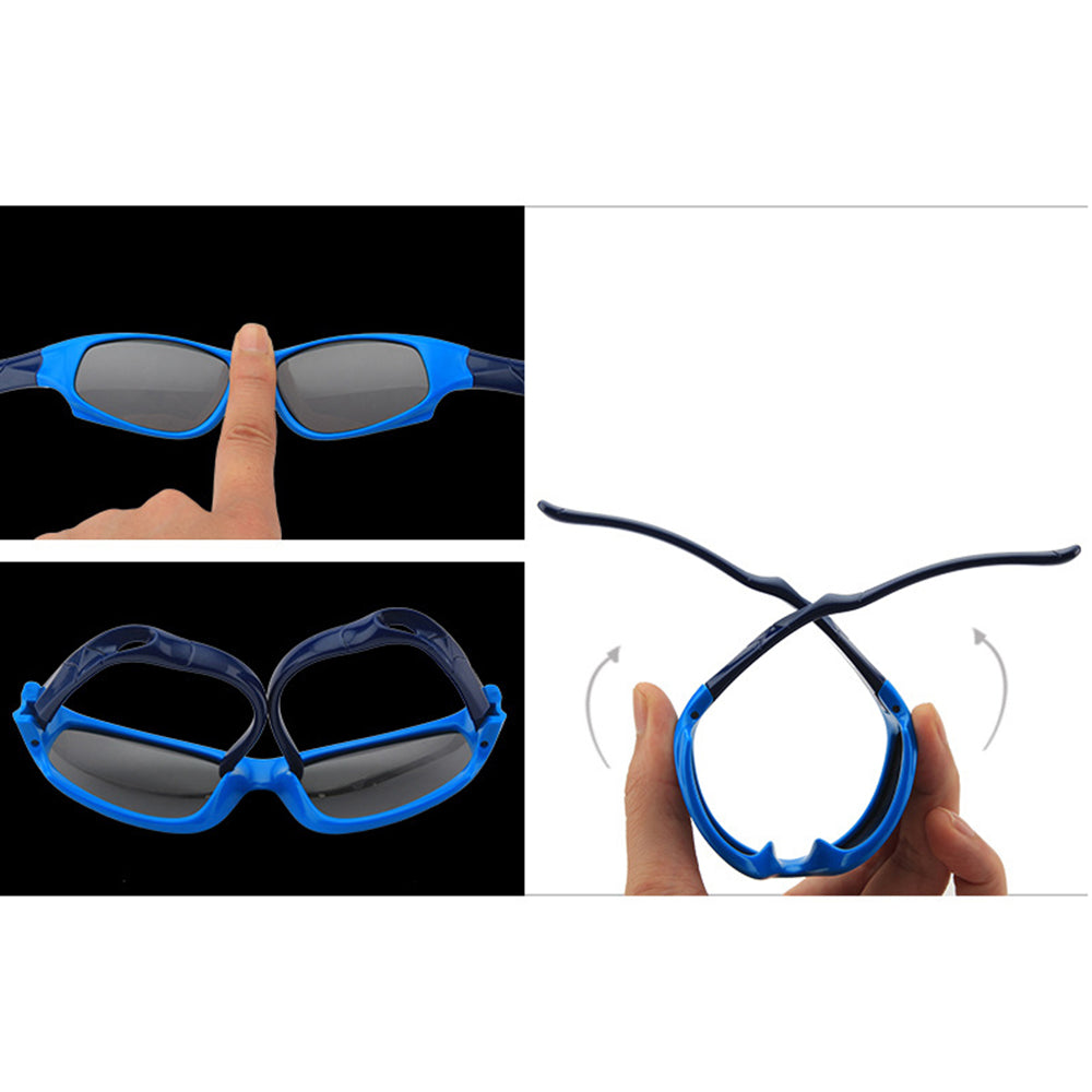 Techsuit 816-C3 Kids' Sport Sunglasses, Polarized, Pink Green