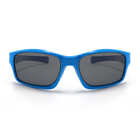 Sportzonnebril Kinderen Techsuit 8202-C21, Gepolariseerd, Marineblauw Roze