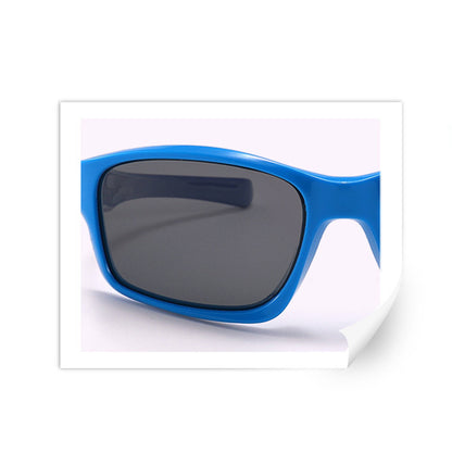Sportzonnebril Kinderen Techsuit 8202-C30, Gepolariseerd, Rood Roze