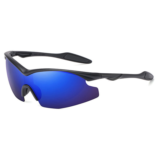 Unisex Fietsbril Techsuit 1806, UV-bescherming, Zwart Blauw Paars