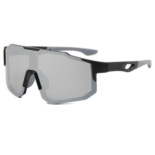Unisex Fietsbril Techsuit 9337, UV-bescherming, Zwart Zilver