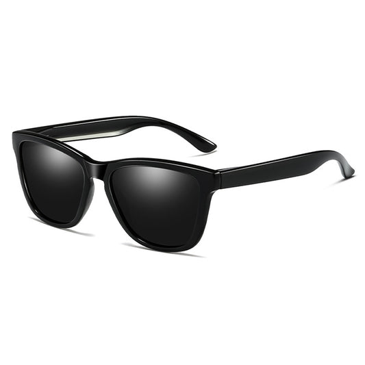 Herenzonnebril Techsuit 0717, Gepolariseerd, UV-bescherming, Zwart