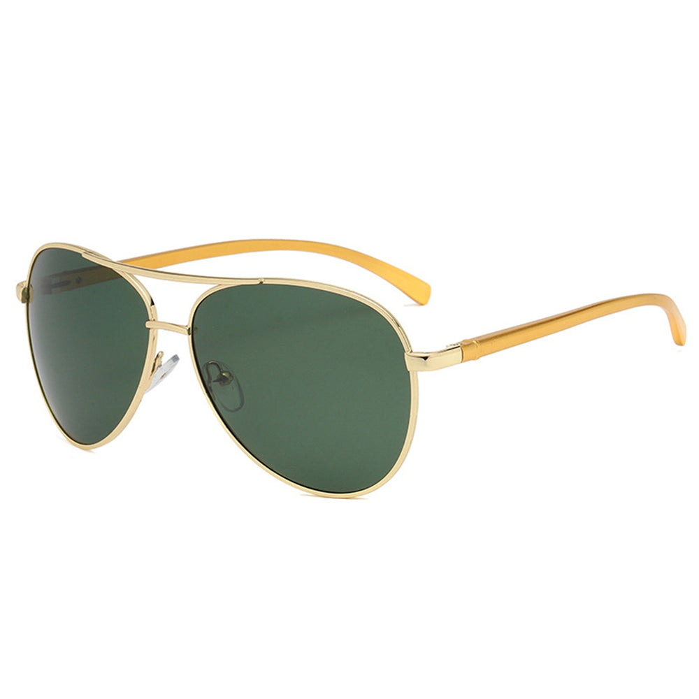 Men's Techsuit 2150 Sunglasses, Polarized, UV Protection, Gold Green