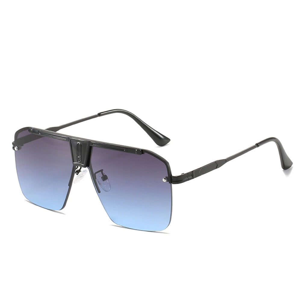 Herenzonnebril Techsuit 2576, Zwart Grijs Blauw