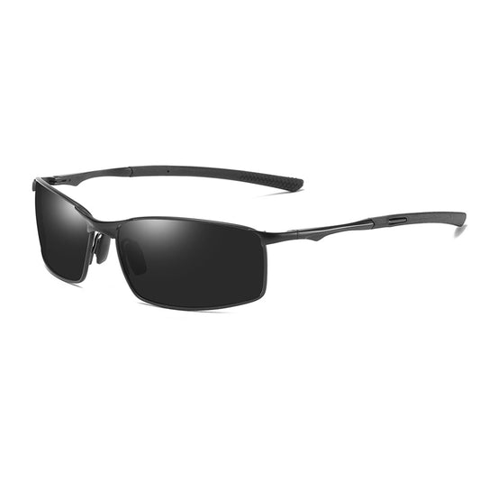 Herenzonnebril Techsuit 559, Gepolariseerd, UV-bescherming, Zwart