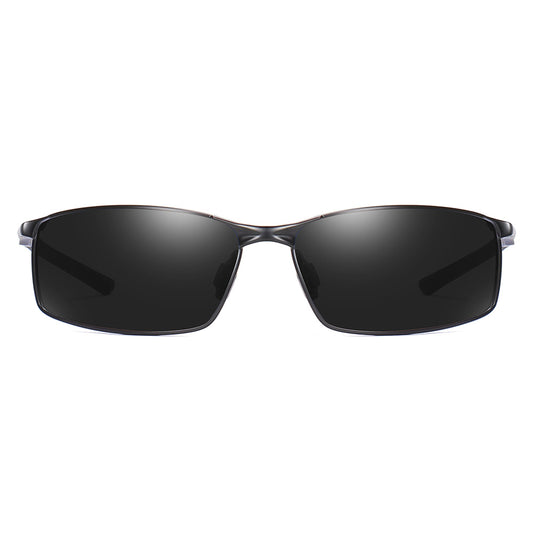Herenzonnebril Techsuit 559, Gepolariseerd, UV-bescherming, Zwart