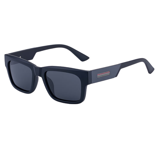 Herenzonnebril Techsuit 8491, Gepolariseerd, UV-bescherming, Mat Zwart Grijs