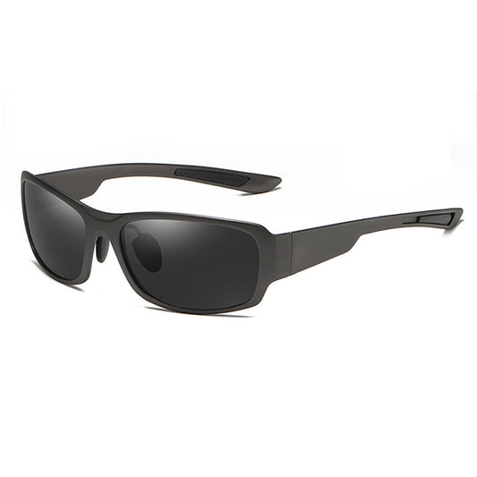 Herenzonnebril Techsuit MM108, Gepolariseerd, UV-bescherming, Grijs