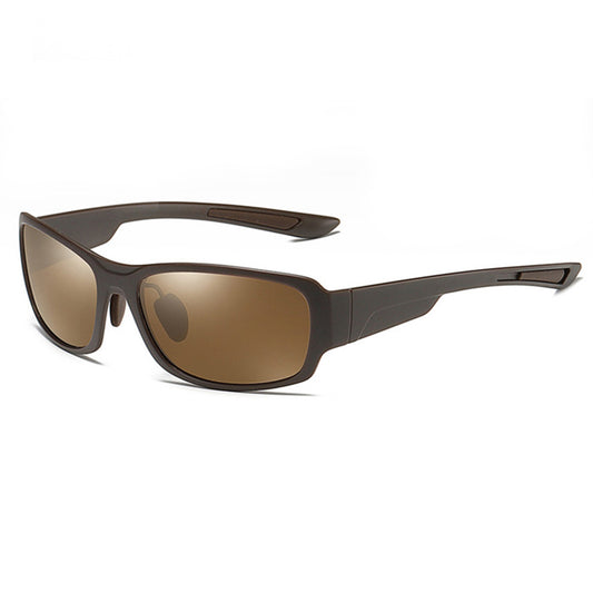 Herenzonnebril Techsuit MM108, Gepolariseerd, UV-bescherming, Bruin