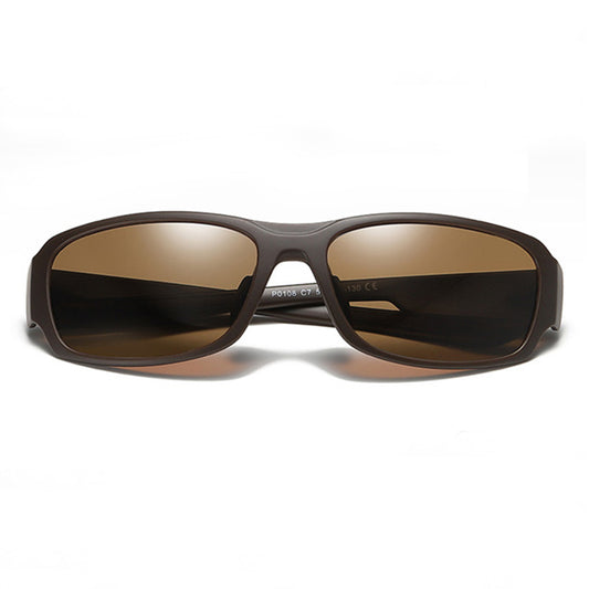 Herenzonnebril Techsuit MM108, Gepolariseerd, UV-bescherming, Bruin