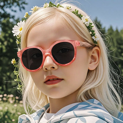 Techsuit 627 Kinderzonnebril, Gepolariseerd, UV-bescherming, Zwart