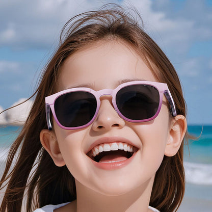 Techsuit 691 Kinderzonnebril, Gepolariseerd, UV-bescherming, Paars