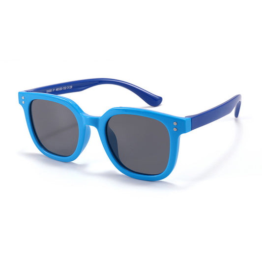 Techsuit 8351-C29 Kinderzonnebril, Gepolariseerd, Blauw