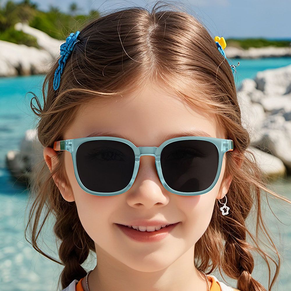 Techsuit 9694 Kinderzonnebril, Gepolariseerd, UV-bescherming, Multicolor