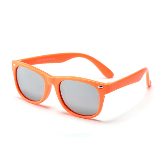 Techsuit D802 Kinderzonnebril, Gepolariseerd, UV-bescherming, Oranje