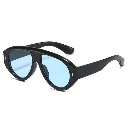 Dames Zonnebril Techsuit 3991, Zwart Blauw