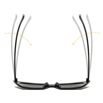 Dames Zonnebril Techsuit 5154, Wit Grijs