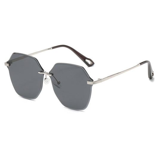 Dames Zonnebril Techsuit 8195, Zwart Zilver