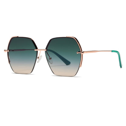 Dames Zonnebril Techsuit 8561, Roze Goud Groen