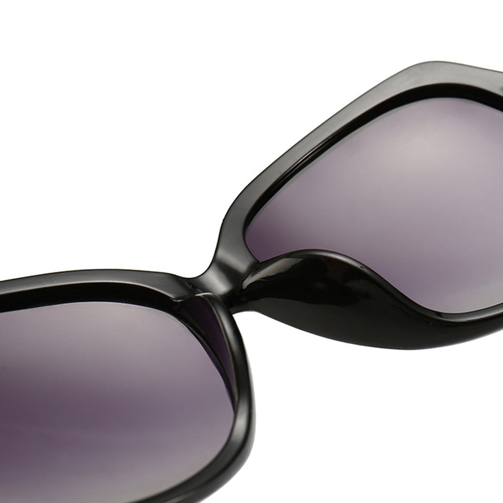 Dames Zonnebril Techsuit 8881, Gepolariseerd, UV-bescherming, Zwart Grijs