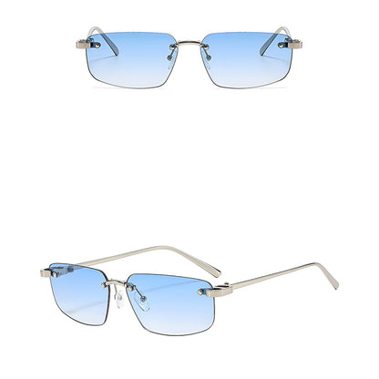 Unisex Techsuit Zonnebril S098, Zilver Blauw